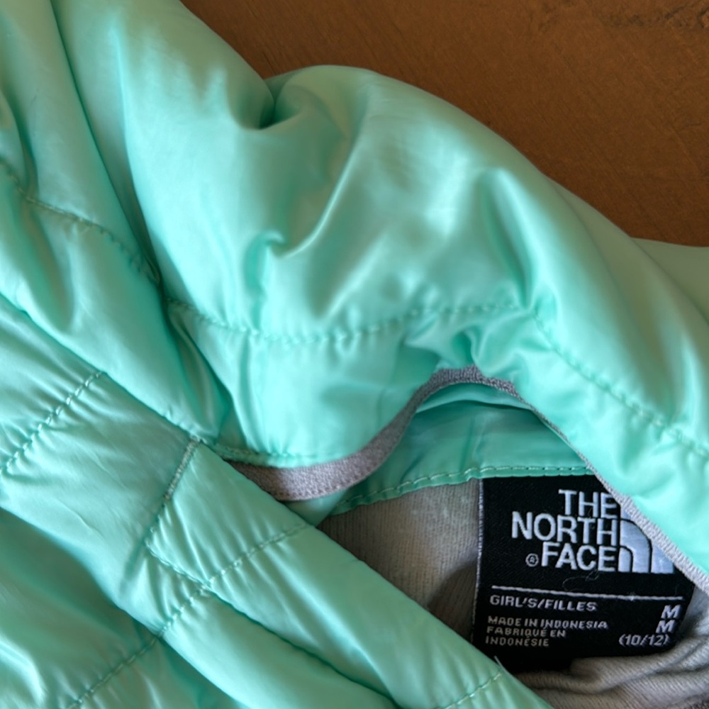 Girls NorthFace mossbud jacket size 10/12